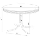 Retro - Round Dining Table Set