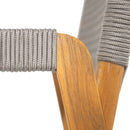 Outdoor Rustic Patio Acacia Bistro Set With Cushions