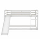 Durable Bunk Bed With Convertible Slide And Ladder