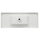 Vanity Top With 3 Faucet Holes, Rectangular Basin For Bathroom - White
