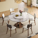 Dining Table Set With Wooden Base