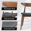 5 Piece Dining Set With Ergonomic Chairs