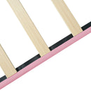 Modern Upholstered Platform Bed Frame With Button Tufted Linen Fabric Headboard