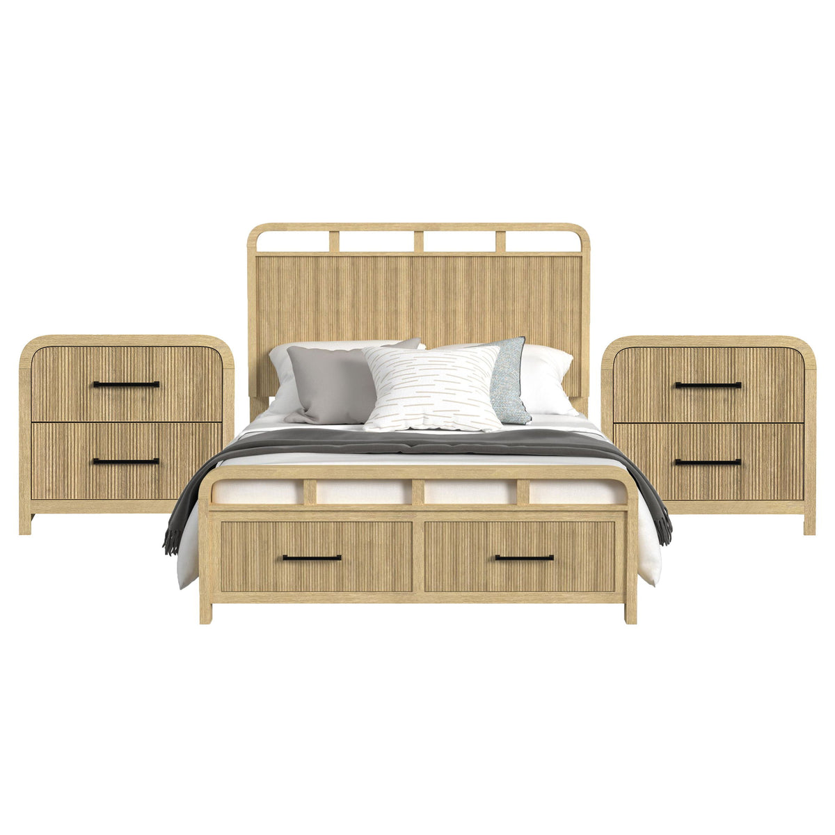 Ridgemont Storage Bedroom Set in Black by Elements International, view 27