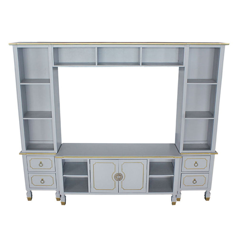 House - Marchese Entertainment Center - Pearl Gray Finish