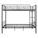 Full Over Full Metal Bunk Bed, Black