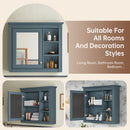 Modern Wall-Mounted Medicine Cabinet With Mirror, Adjustable Shelf