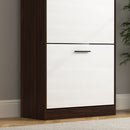 Modern Freestanding Shoe Storage Cabinet With 3 Flip Drawers