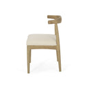 Mid Century Modern Dining Chair Set With Upholstered Seating