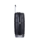 Expandable Hardshell Suitcase Double Spinner Wheels Luggage Sets