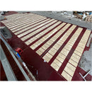 Marble For Floor And Wall Polished Marble Tile Stone (Set of 4) - Beige / Gold