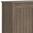 Lev - Wide Storage Cabinet - Smoky Brown