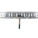 Universal E Track Tie-Down Rail Kit For Trucks, Vans, Garages - Silver