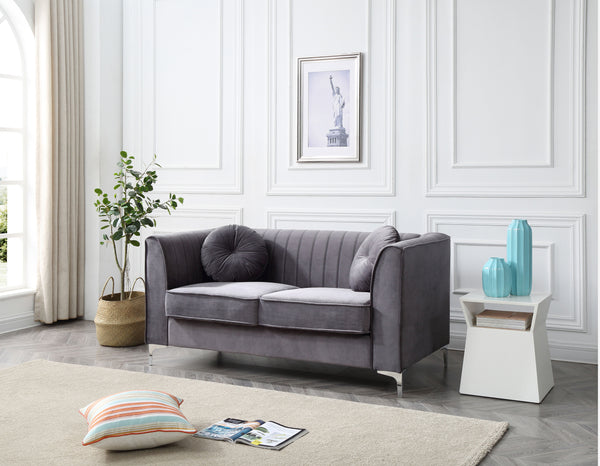 Delray - G790A-L Loveseat (2 Boxes) - Gray