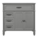 Bathroom Vanity With Sink, Freestanding Cabinet & Drawers