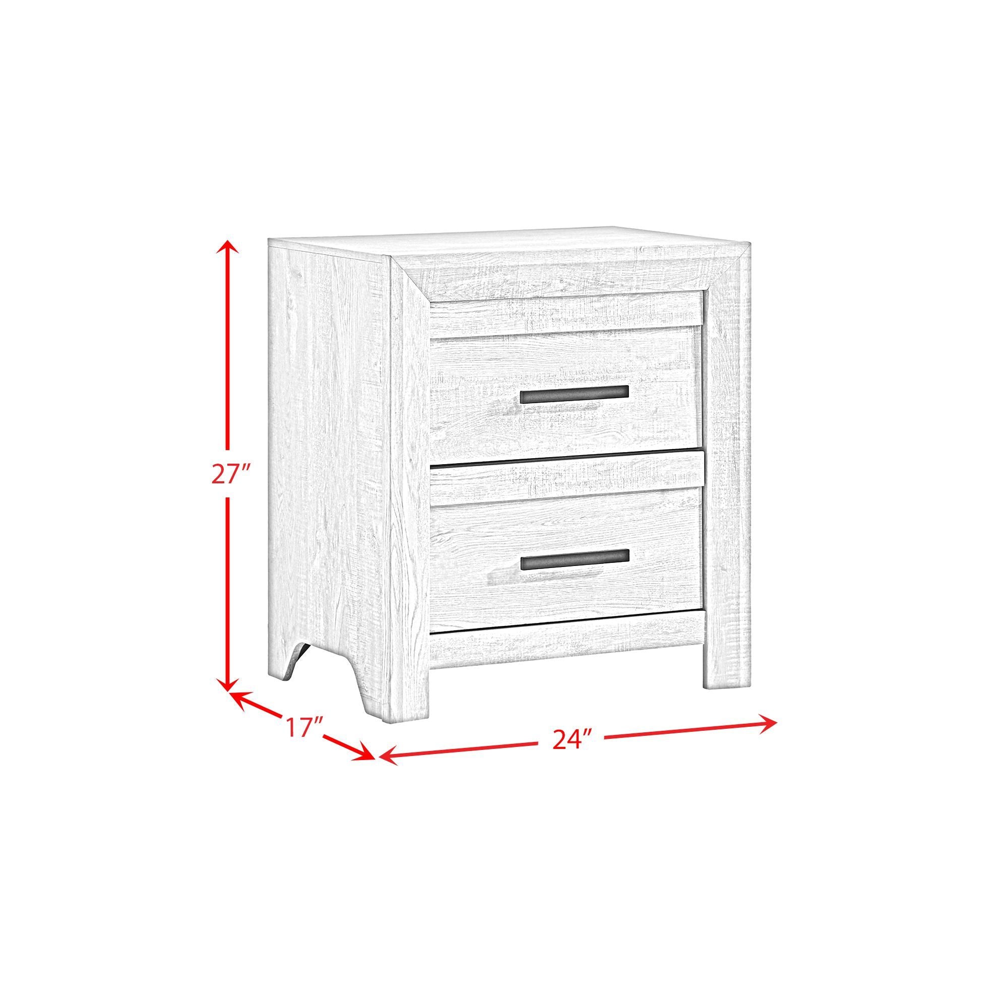 Eleanor - 2-Drawer Nightstand For Bedroom