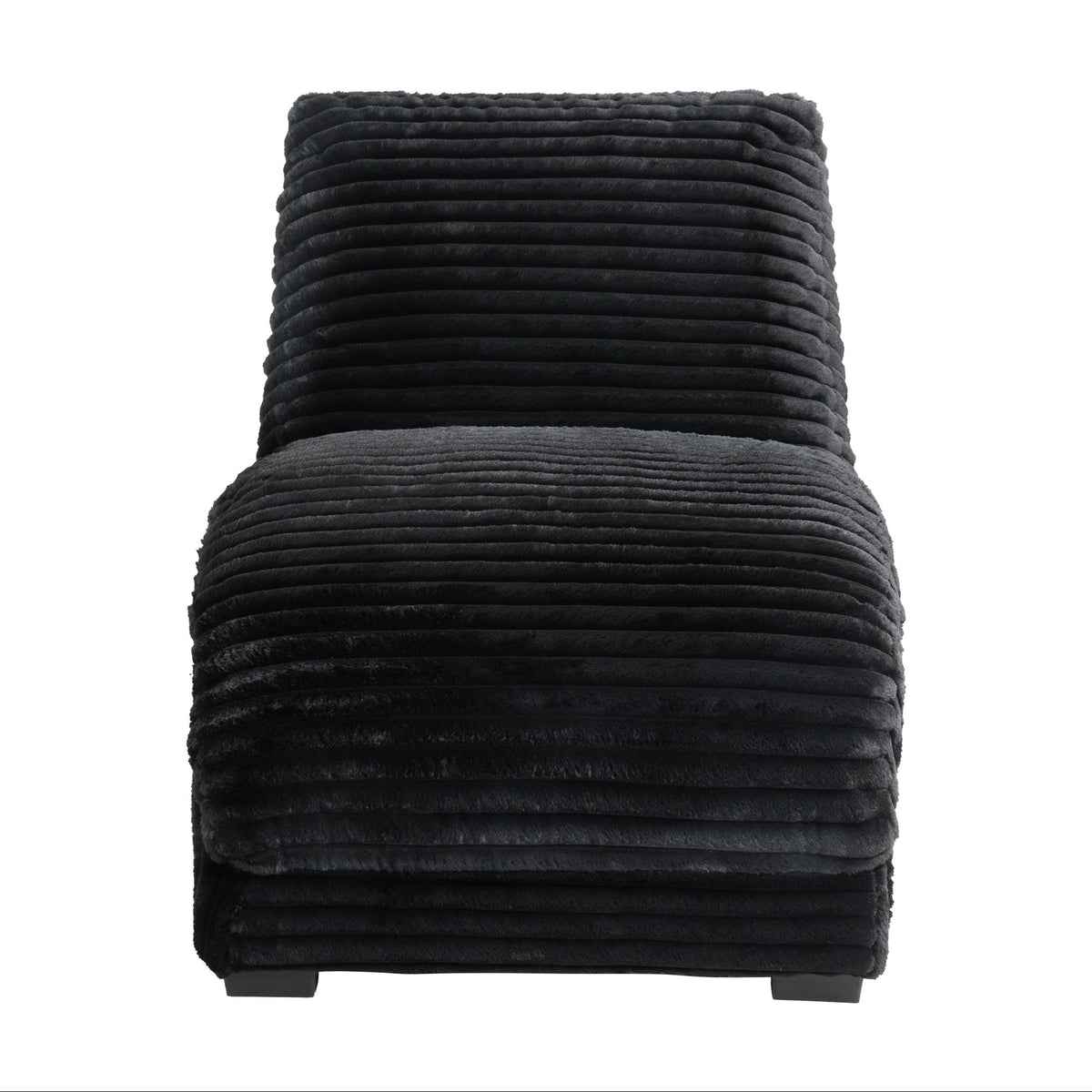 Nori Chaise With Heat Massage, USBC, LED in Black by Elements International, view 20