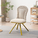 Upholstered Swivel Dining Chairs (Set of 2)