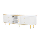 Modern TV Stand With 4 Drawers And 1 Cabinet