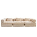Convertible Floor Sofa Bed, Boneless Modular Sectional Sofa For Living Room