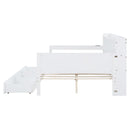Daybed With 3 Drawers USB Ports And Desk