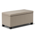 Dover - Upholstered Storage Ottoman Bench