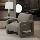 Glenda - Accent Chair - Gray Chenille