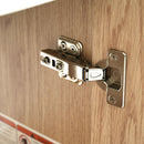 Bathroom Vanity With Sink, Freestanding Wood Grain Cabinet With Storage