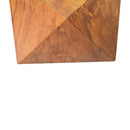 Abstract End Table - Chestnut