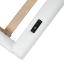 Platform Bed With Guardrail And Charging Station