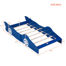 Race Car Shaped Platform Bed & Wheels