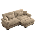 Super Comfort Oversized Modular Sectional Sofa With Movable Ottoman