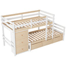 Loft Bunk Bed With Drawers And Ladder