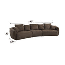 Bash - Sofa With 7 Pillows - Macca Anthology Boucle