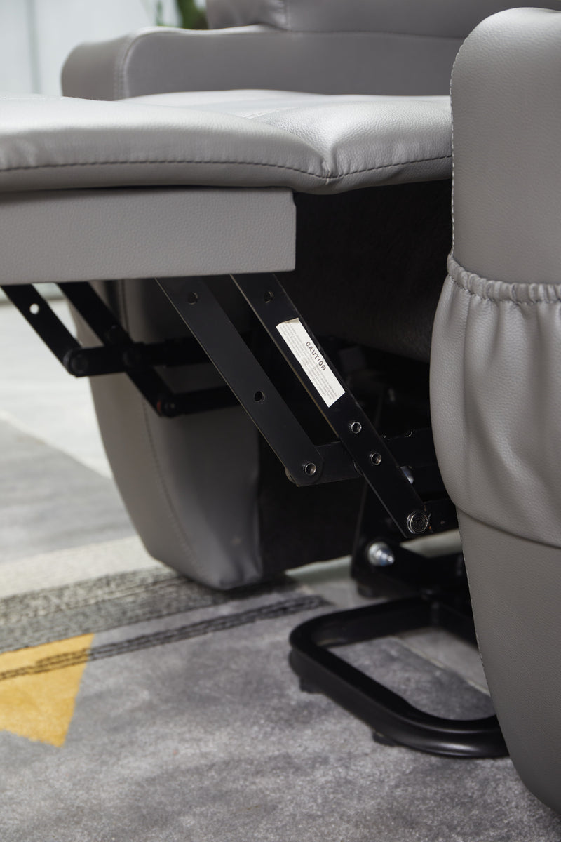 Modern Recliner Chair With Cup Holders, Remote Control