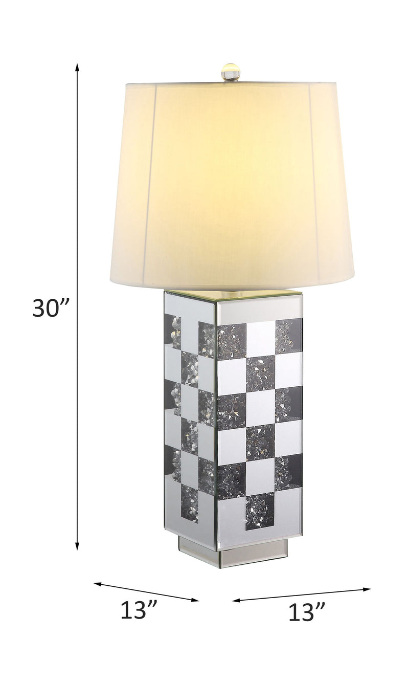 Noralie - Table Lamp - Mirrored & Faux Diamonds - 30"