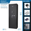 7.87 Cubic Ft Keypad Rifle Safe - Black