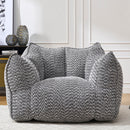 Comfortable Chenille Sofa Chairs With Highly Resilient Foam For Living Rooms And Bedrooms