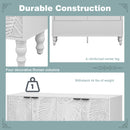 Modern TV Stand With 2 Spacious Storage Space And Anti-Tip Device