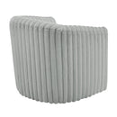 Alexa Barrel Swivel Chair - Grey