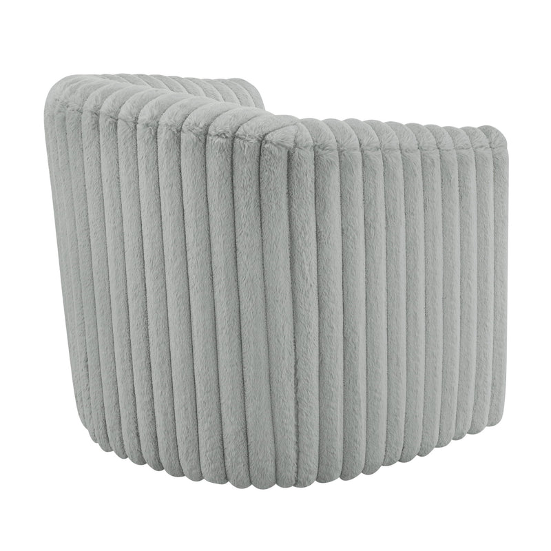 Alexa Barrel Swivel Chair - Grey