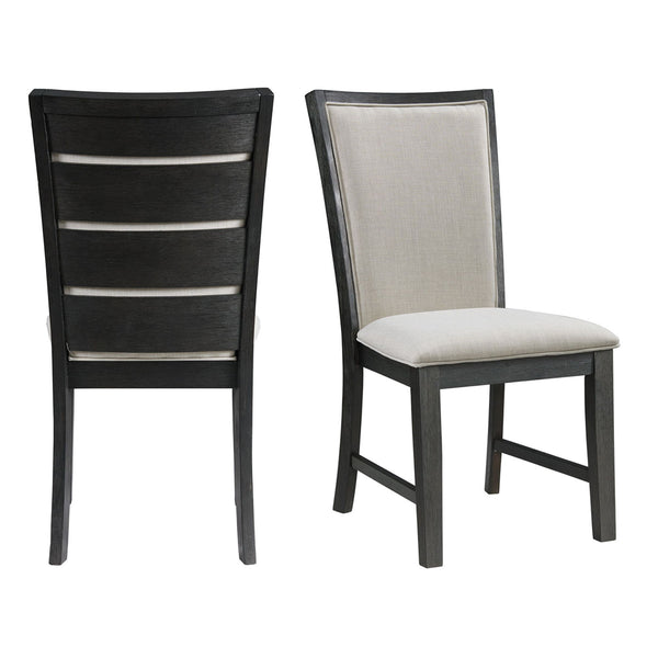 Grady - Dining Slat Back Side Chair (Set of 2) - Black