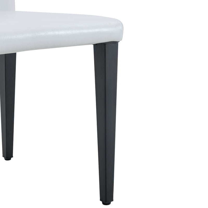 Versatile Dining Chairs With Comfortable Design And Metal Legs