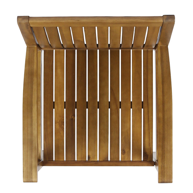 Amethyst - Outdoor Dining Chair With Slat Design (Set of 2) - Natural