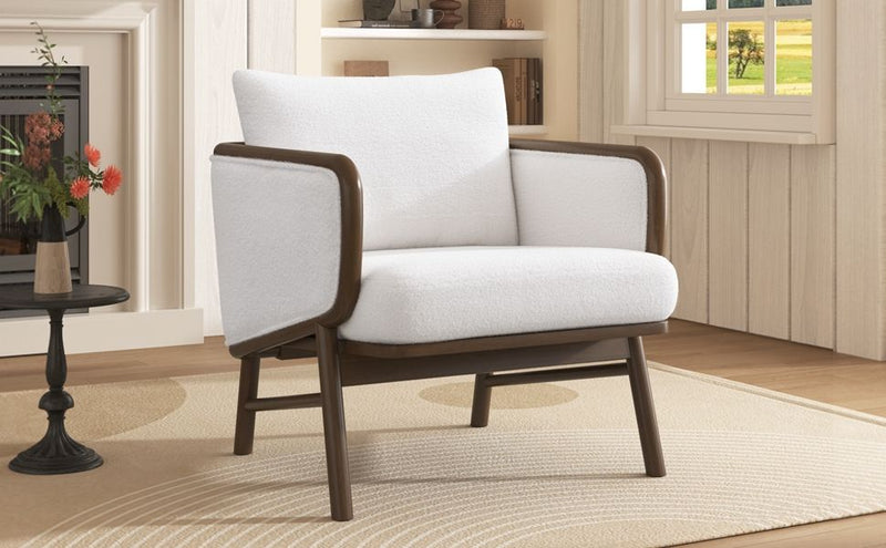Upholstered Accent Armchair For Living Room