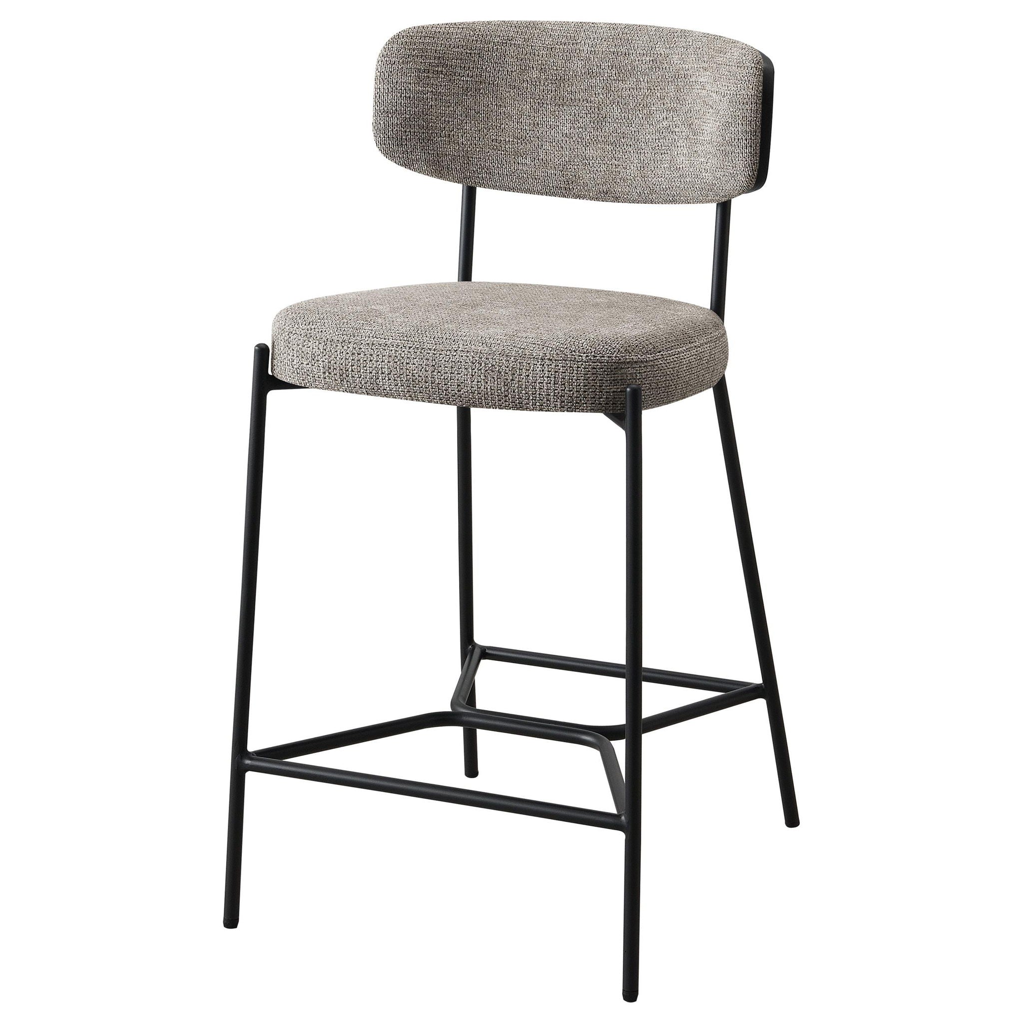 Elison Counter Height Bar Stool Light Brown (Set of 2) - Atlantic Fine Furniture Melbourne FL