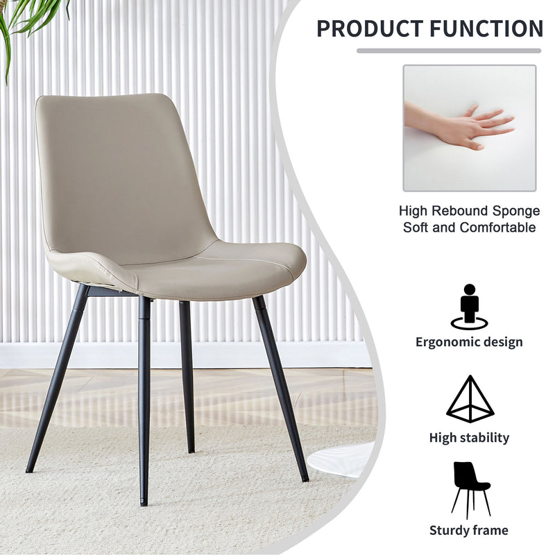 Modern Medieval Style Restaurant Cushioned Chairs With Suede Backrests