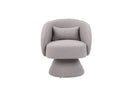 Swivel Accent Chair Armchair, Round Barrel Chair For Living Room Bedroom