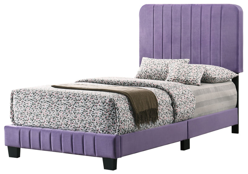 Lodi - G0502-TB-UP Twin Bed - Purple