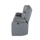 Raize - Power Recliner With LED Functionality - Gray